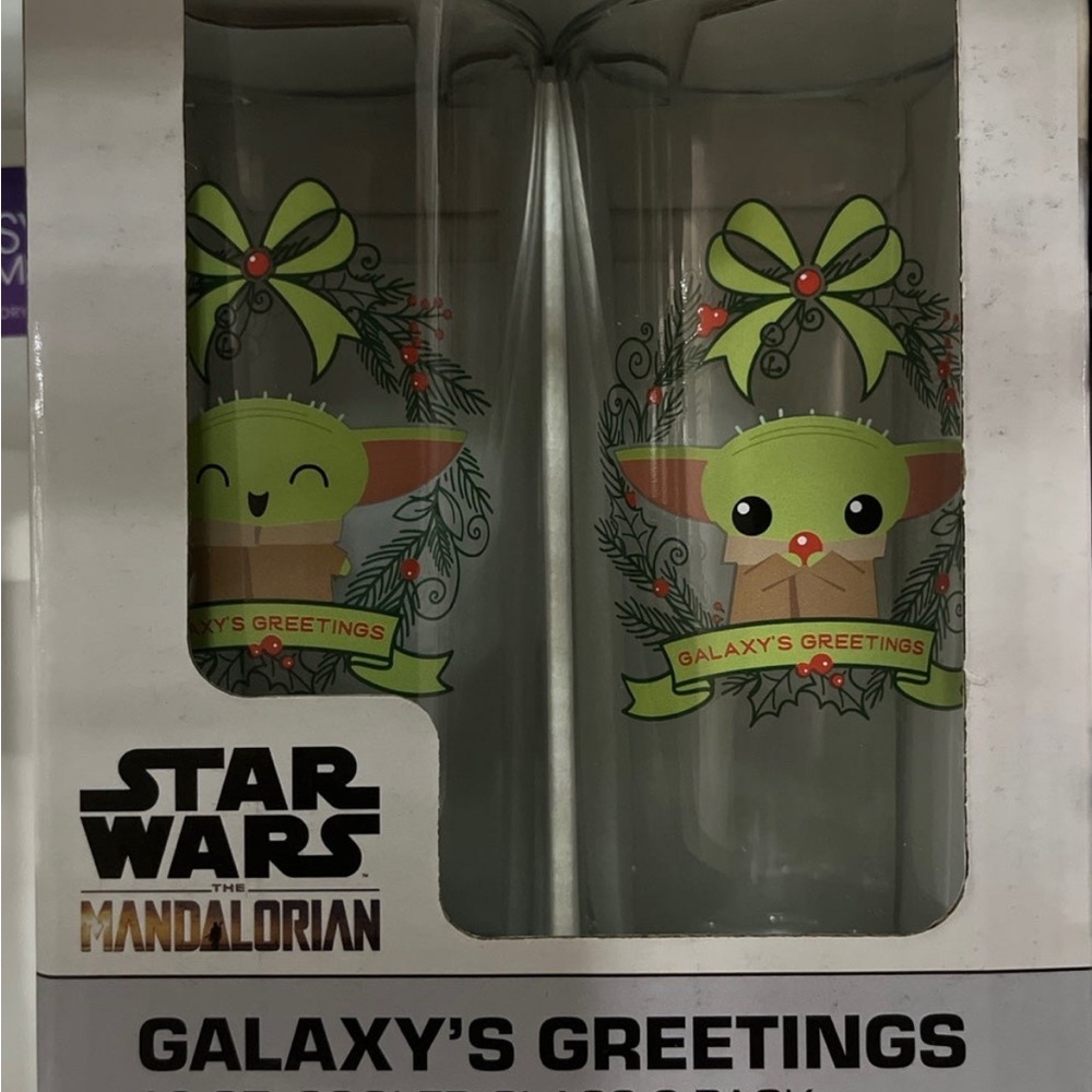 New galaxy’s greetings 2 12 oz cooler glass